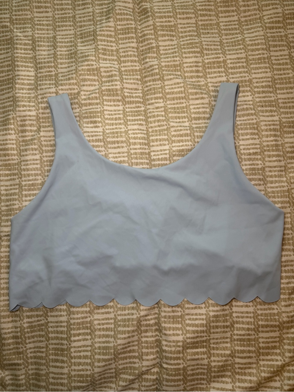 Offline by Aerie Scalloped Goals Sport Bra